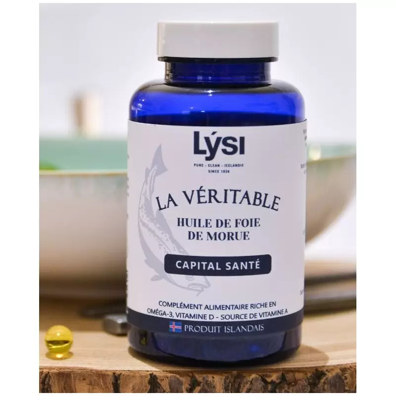 Gélules d'huile de foie de morue - Lysi