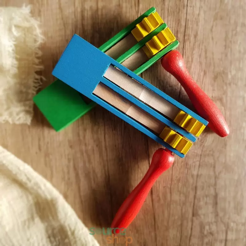Crécelle en bois Montessori