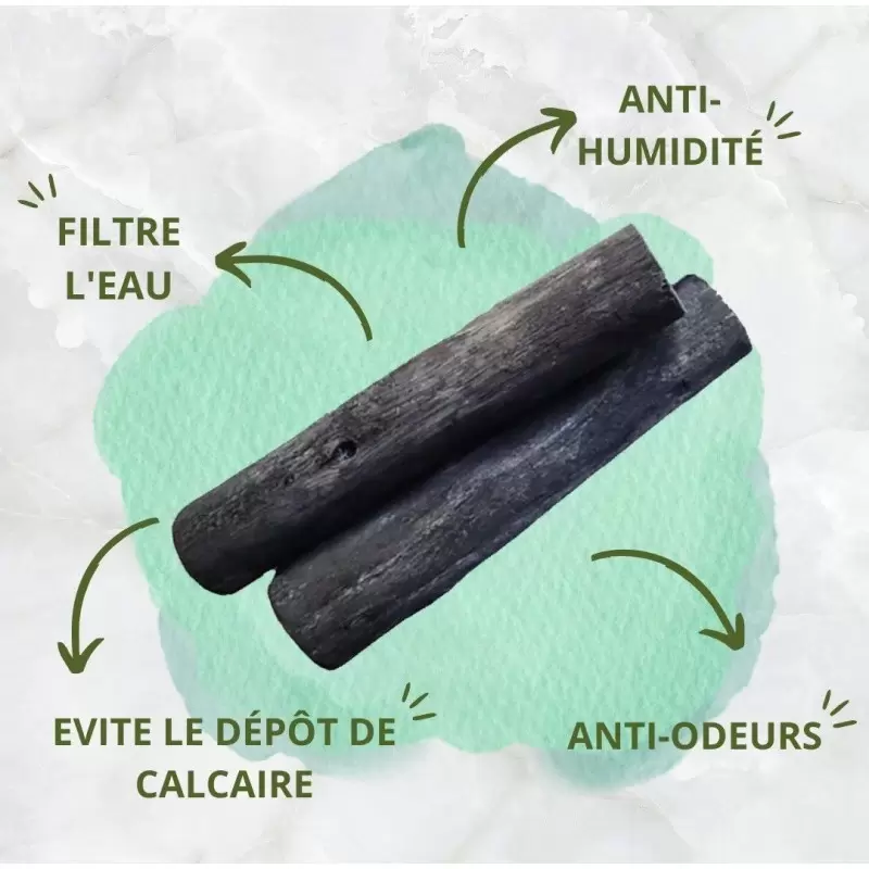Filtre à eau en charbon BIO Binchotan - Takesumi