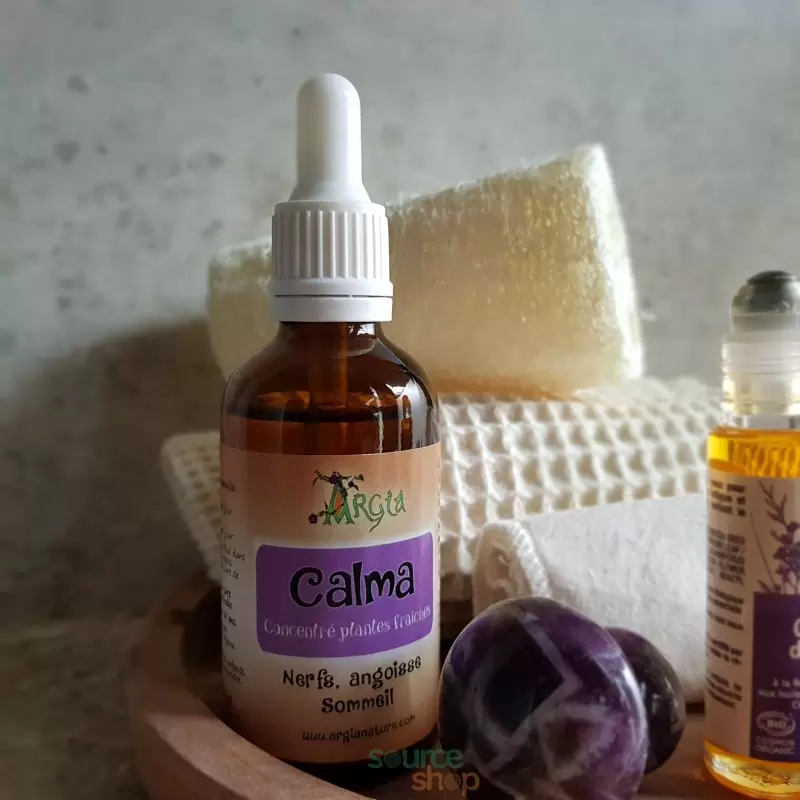 Concentré de plantes BIO - nerfs, angoisses & sommeil - Calma - Argia