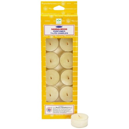 Boîte de 12 bougies Bois de Santal - Satya