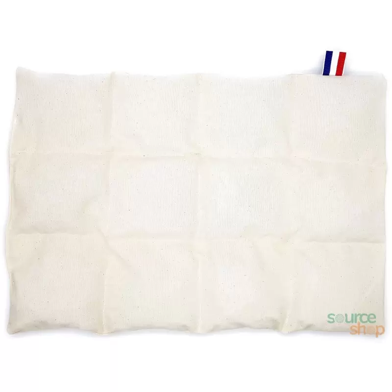 Grande bouillotte BIO ergonomique en noyaux de cerises - Artisanale