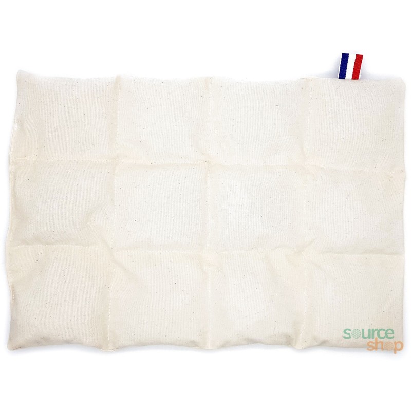 Grande bouillotte BIO ergonomique en noyaux de cerises - Artisanale