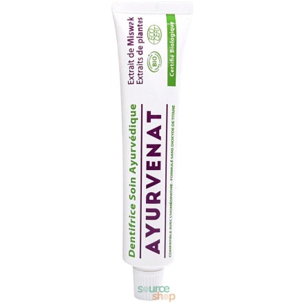 Dentifrice ayurvédique BIO au Meswak - 75ml - Ayurvenat
