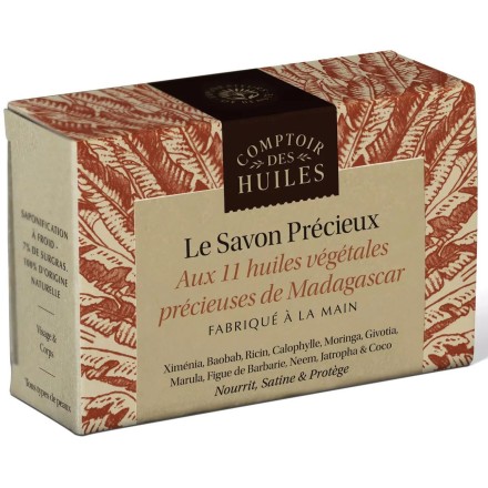 Savon BIO aux 11 huiles végétales précieuses - Comptoir des Huiles