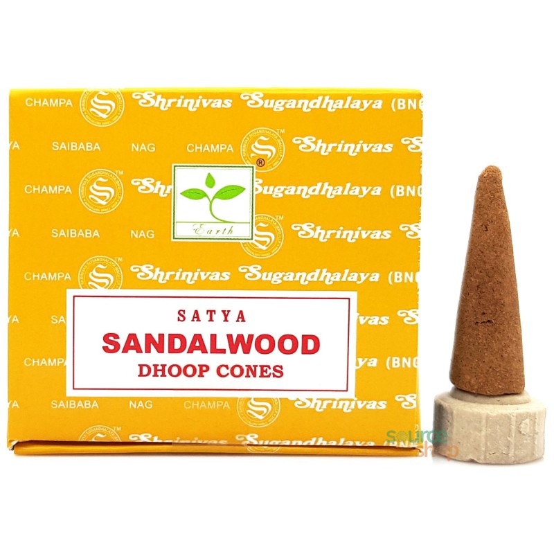 Cônes d'encens Bois de Santal - Satya