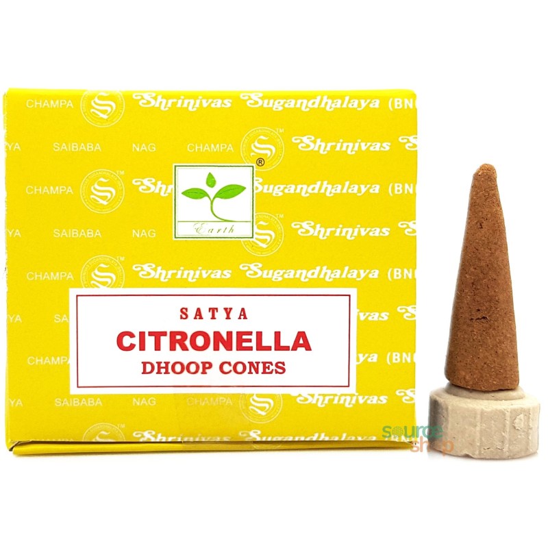 Cônes d'encens Citronnelle - Satya