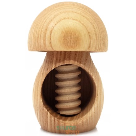 Casse-noix à vis Champignon en bois de frêne du Jura