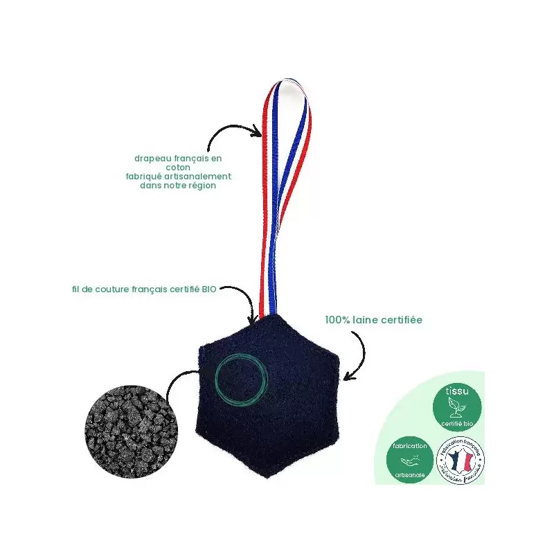 Purificateur d'air au charbon actif - Artisanal & Français