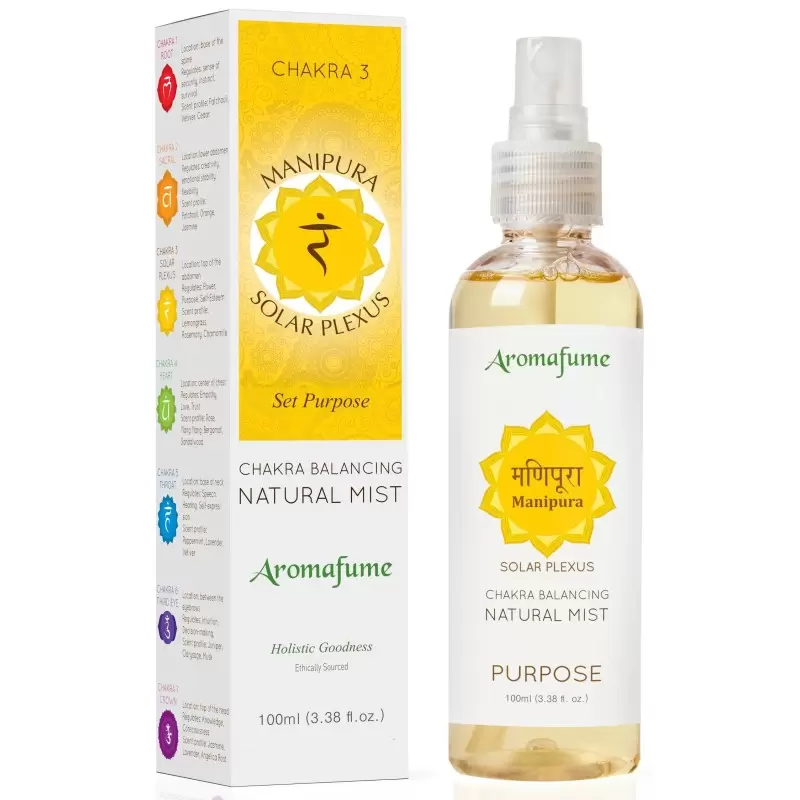 Spray d'ambiance Chakra Plexus Solaire - Manipura - Aromafume