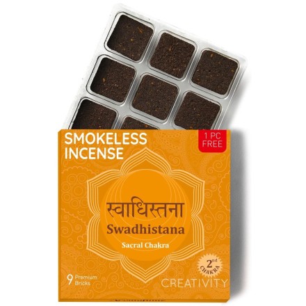 Briques d'encens Créativité - Chakra Sacré - Svadhisthana - Aromafume
