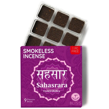 Briques d'encens Bonheur - Chakra Couronne - Sahasrara - Aromafume