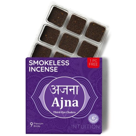 Briques d'encens Intuition - Chakra du 3ème Oeil - Ajna - Aromafume