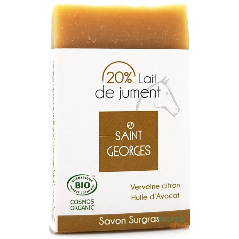 Savon BIO lait de jument & argile verte - Saint-Georges