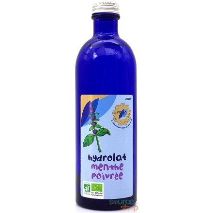 Hydrolat Menthe Poivrée BIO - qualité alimentaire - Menthe et Mélisse