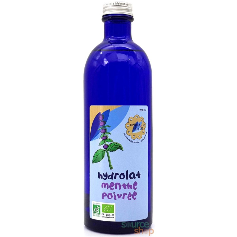 Hydrolat Menthe Poivrée BIO - qualité alimentaire - Menthe et Mélisse
