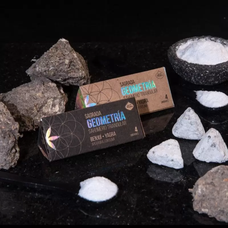 Pyramide d'encens argentin Benjoin & Yagra - Sagrada Madre