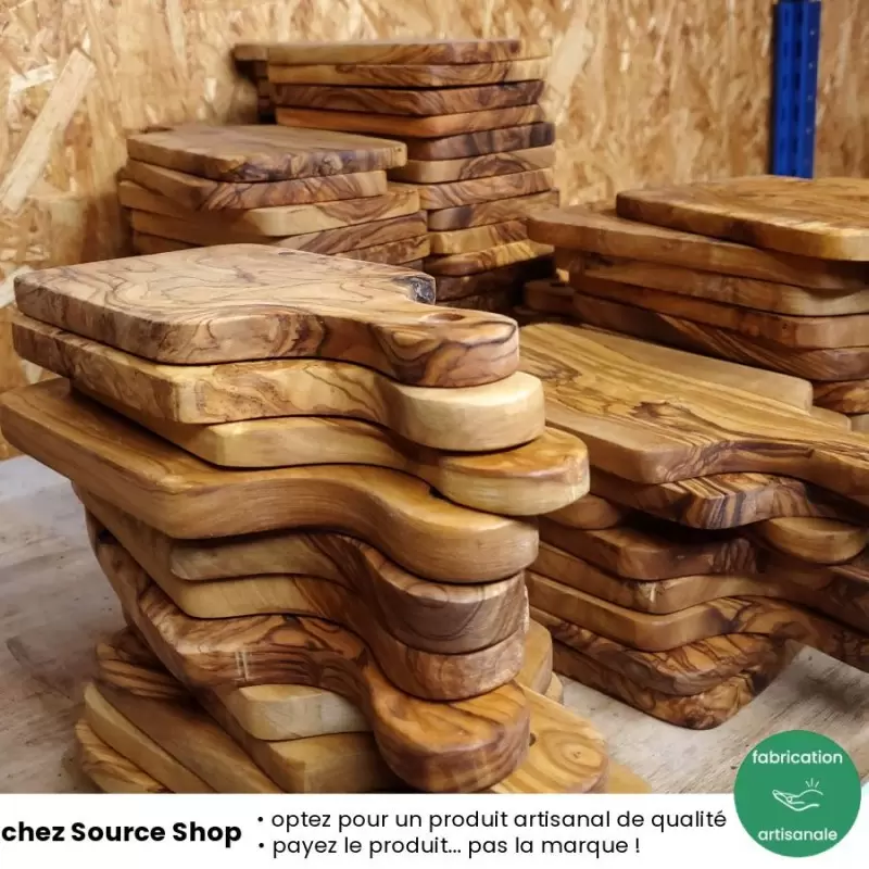 Planche à découper en bois d'olivier - 30cm