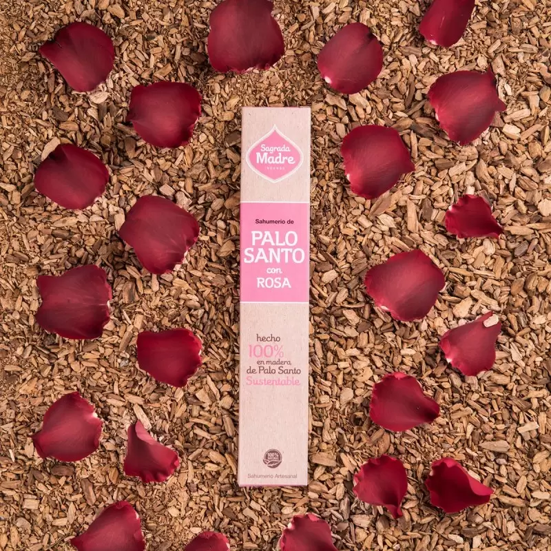 Encens argentin Palo Santo & Rose - Sagrada Madre