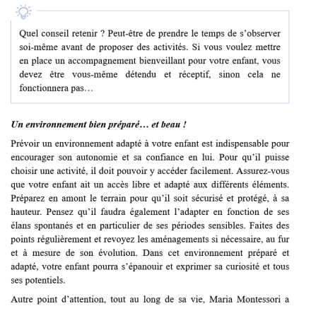 Eveiller son bébé avec Montessori - Céline Santini