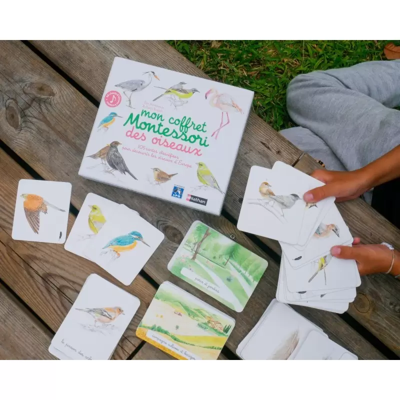 Mon coffret Montessori des oiseaux - Nathan