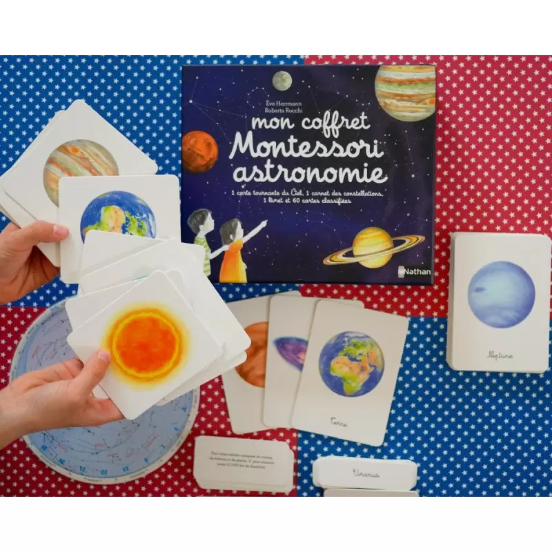 Mon coffret Montessori astronomie - Nathan