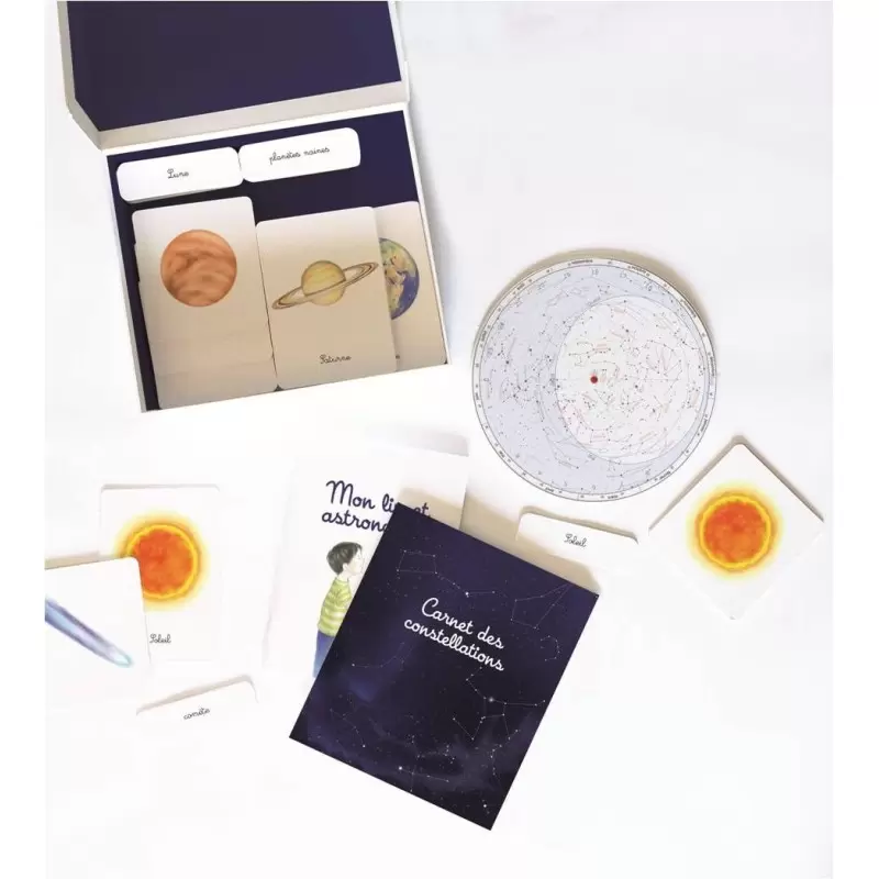 Mon coffret Montessori astronomie - Nathan