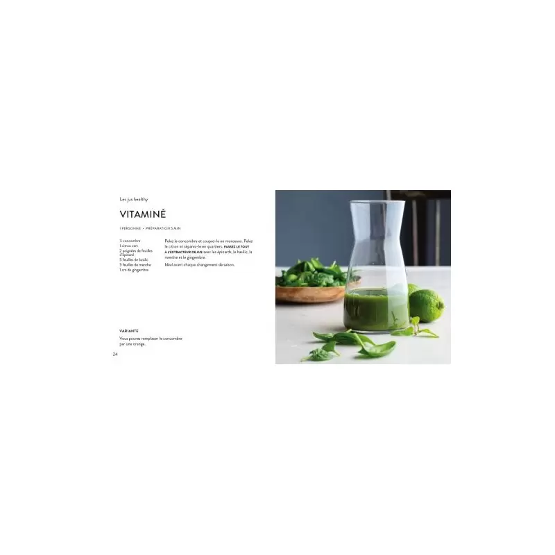 Mes recettes de jus à l'extracteur