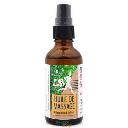 Huile de massage Préparation à l'effort BIO du Jura - Aromacomtois