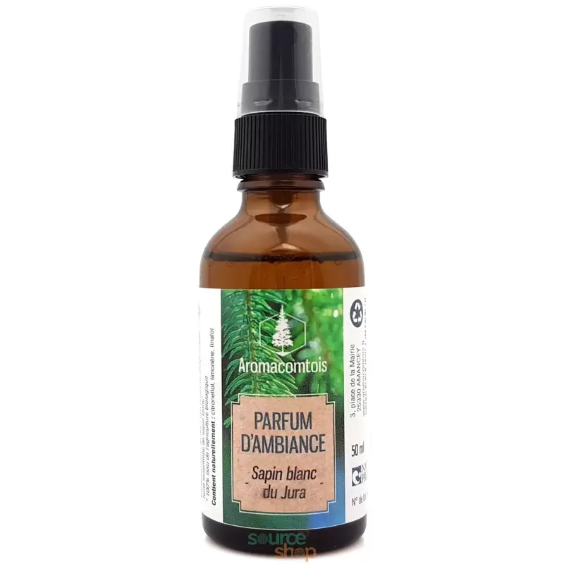 Spray parfum d'ambiance Sapin blanc BIO du Jura - Aromacomtois