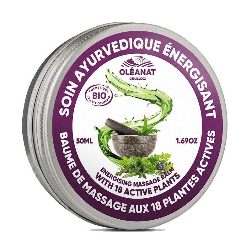 Baume de massage ayurvédique BIO énergisant & équilibrant - Abhyanga