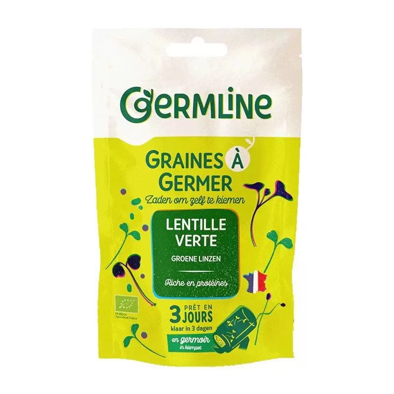 Graines à germer de Lentilles vertes BIO - 150g