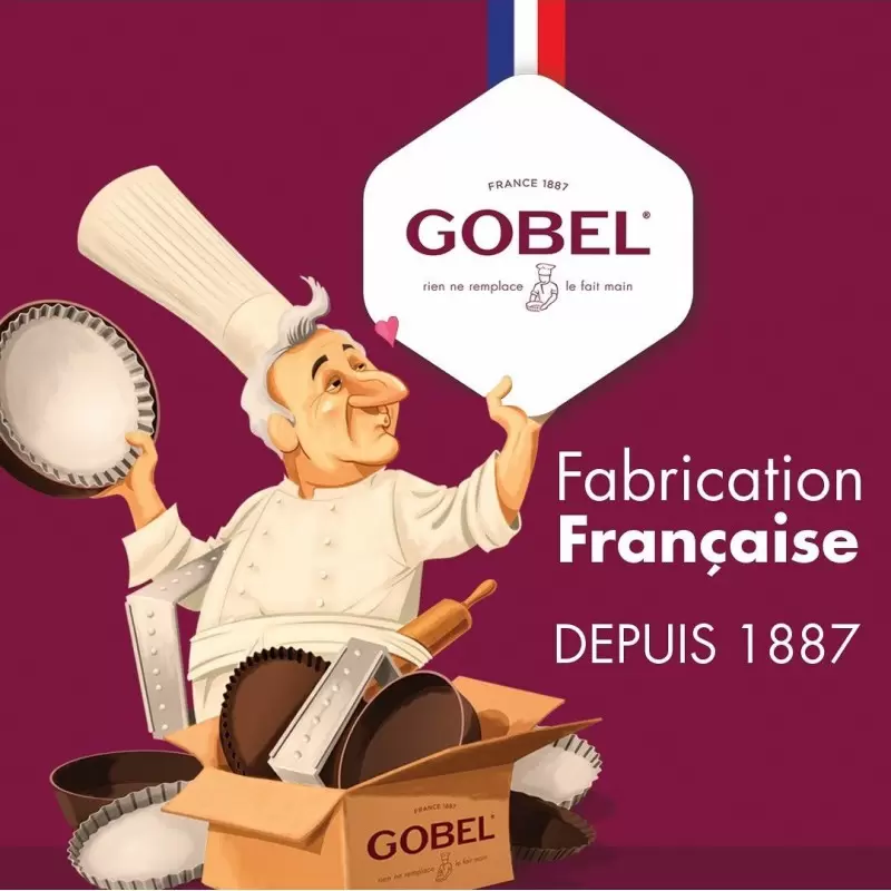 Moule à tarte / tourtière fond amovible - Gobel