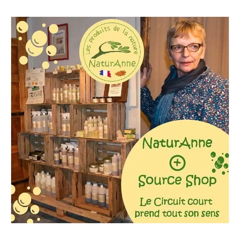 Savon de Marseille liquide BIO - Douceur coco - 250ml - NaturAnne