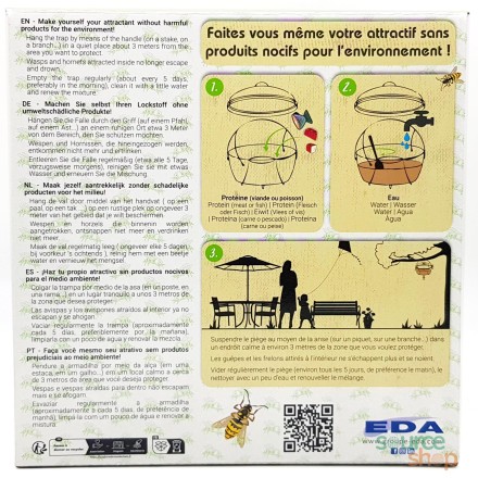 Piège à guêpes & frelons - Fabrication Française - EDA