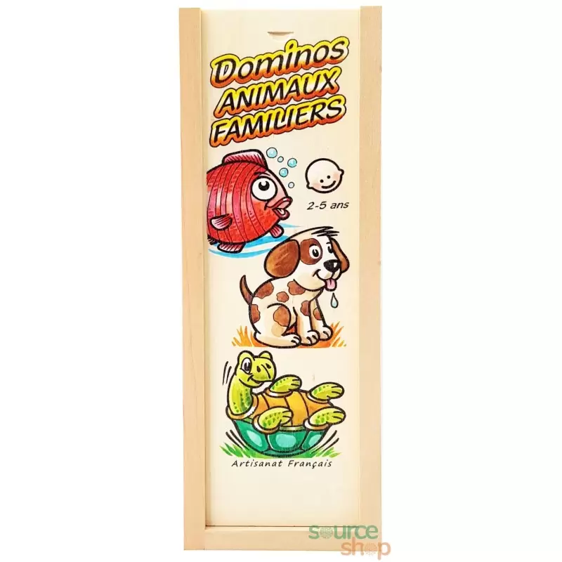 Domino "Animaux Familiers" en Tilleul & Hêtre du Jura