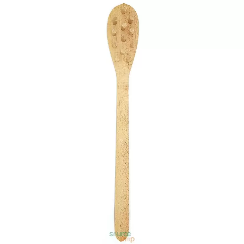 Cuillère à spaghetti en Hêtre du Jura - 35cm - Artisanale & Locale