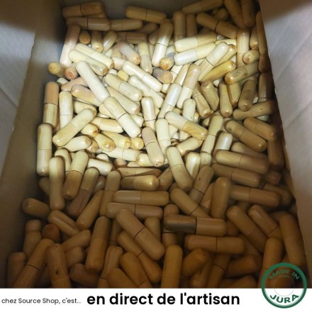 Étui à aiguilles en bois de buis du Jura - Artisanal & Local