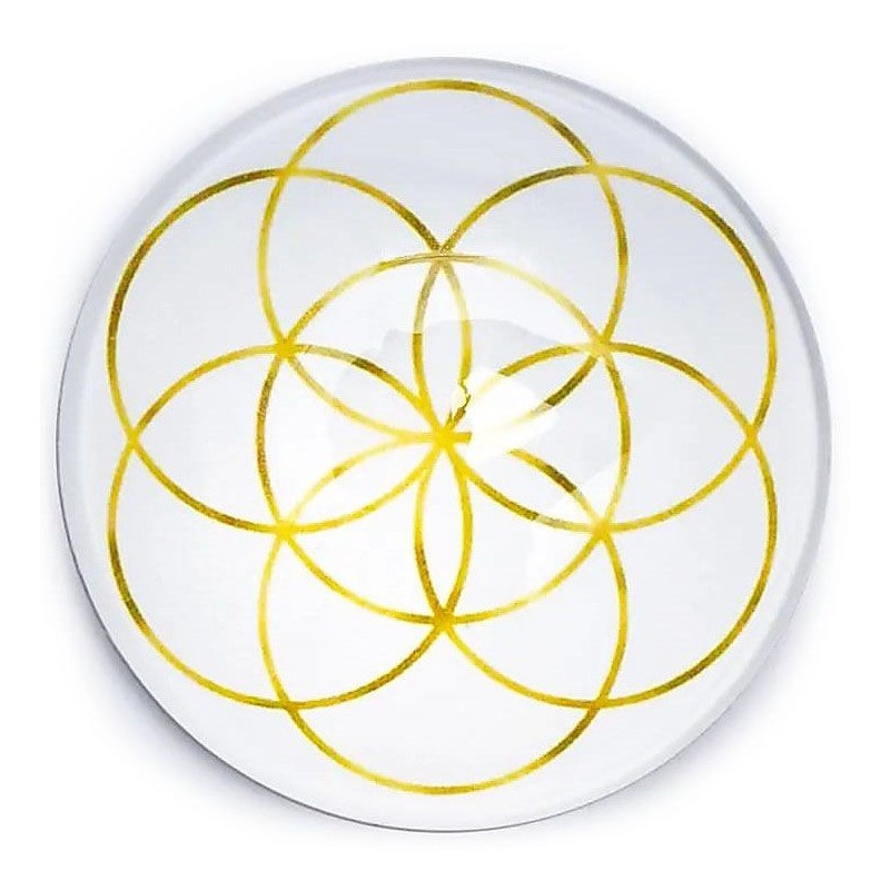 Aimant magnet Graine de Vie - 4cm