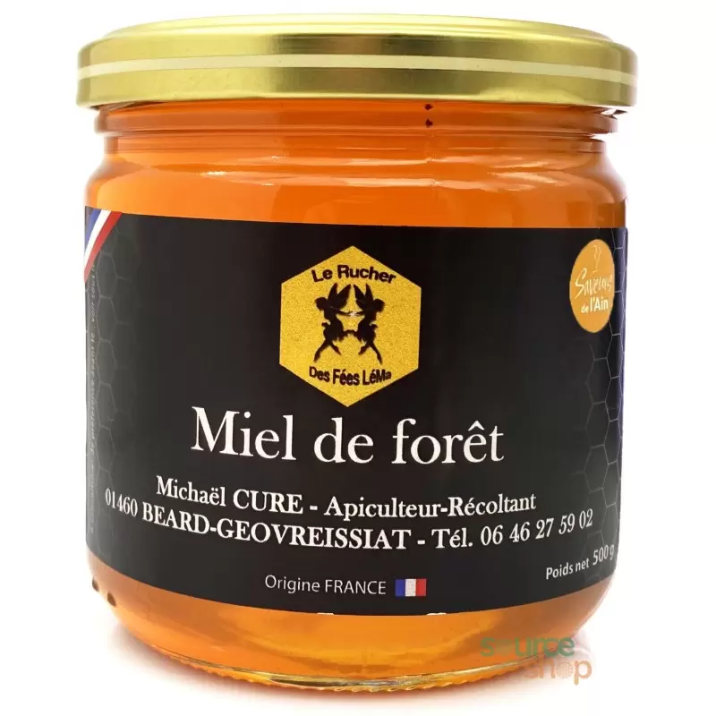 Miel de forêt du Bugey - 500g - Le Rucher des Fées Léma