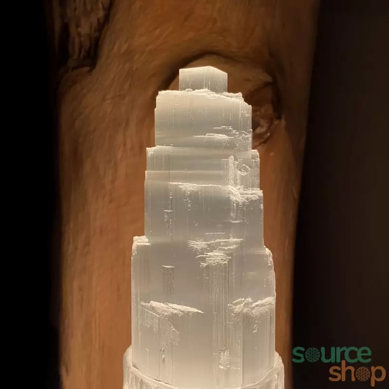 Lampe de sélénite Tour