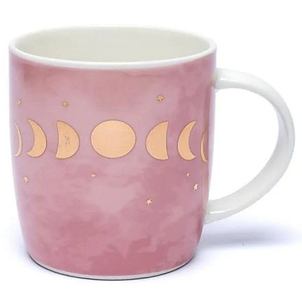 Mug à infusion en porcelaine avec filtre en inox - Phases de Lune