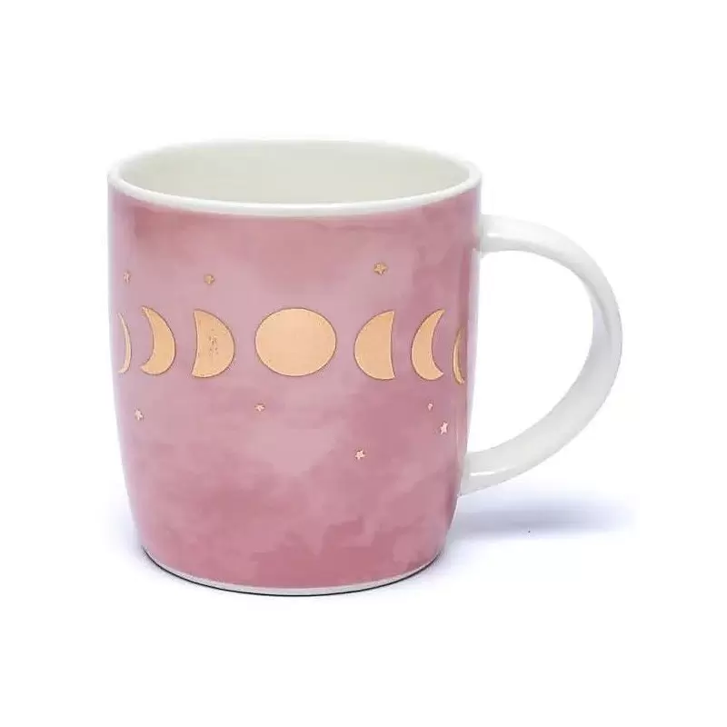Mug à infusion en porcelaine avec filtre en inox - Phases de Lune