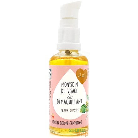 Soin démaquillant Peaux Grasses BIO - Maison Sidonie Champagne