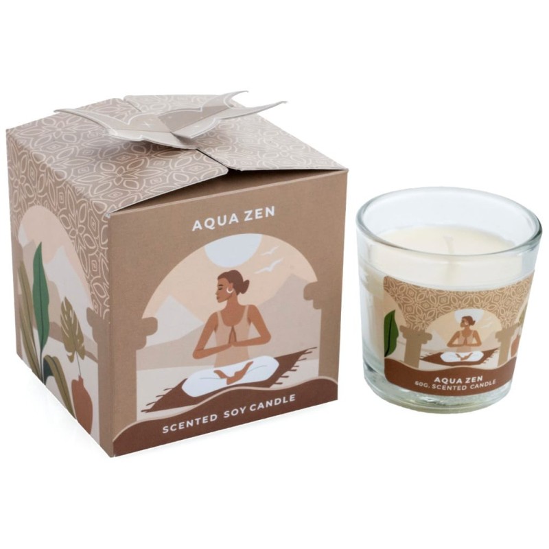 Bougie ayurvédique Aqua Zen - Moonshine Yoga - Song of India