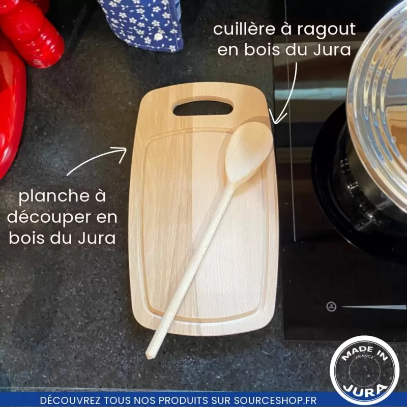 Cuillère à ragoût en hêtre du Jura