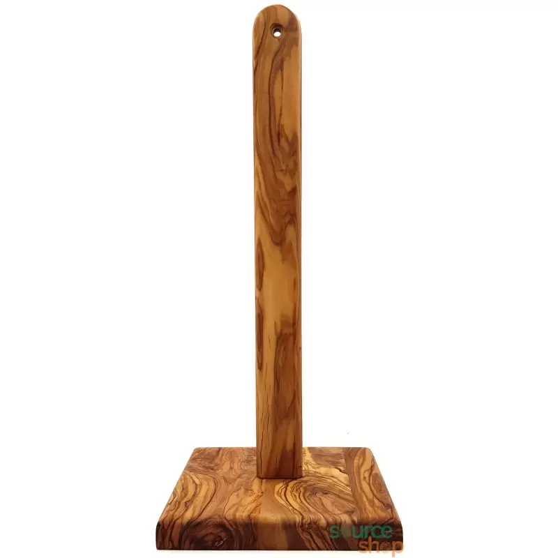 Porte essuie-tout en bois d’olivier – Artisanat unique & naturel