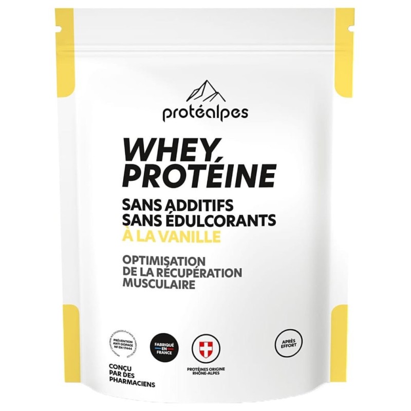 Whey Protéine Vanille - 750g - Protéalpes