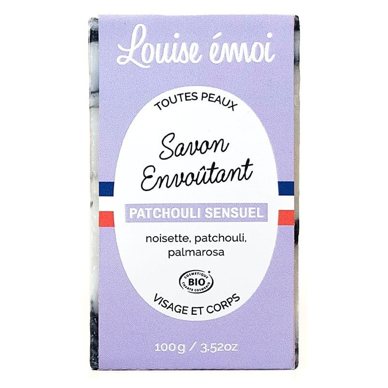 Savon au Patchouli Bio - Patchouli Sensuel - 100g - Louise émoi