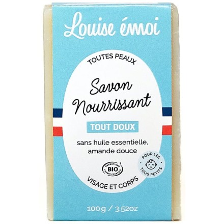 Savon Neutre bébés & enfants Bio - Tout doux - 100g - Louise Émoi